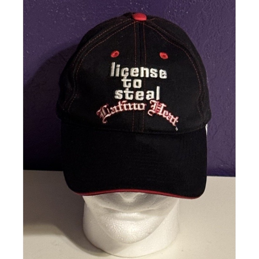 Vintage WWE Eddie Guerrero Hat Latino Heat License To Steal Grand Theft Auto GTA